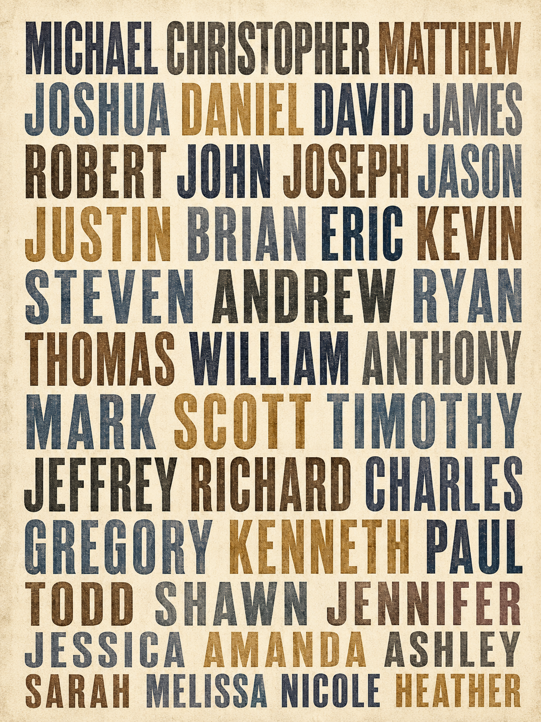 Names illustration